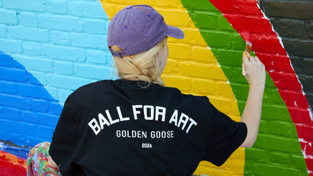 Golden Goose takes part in the Ball for Art event